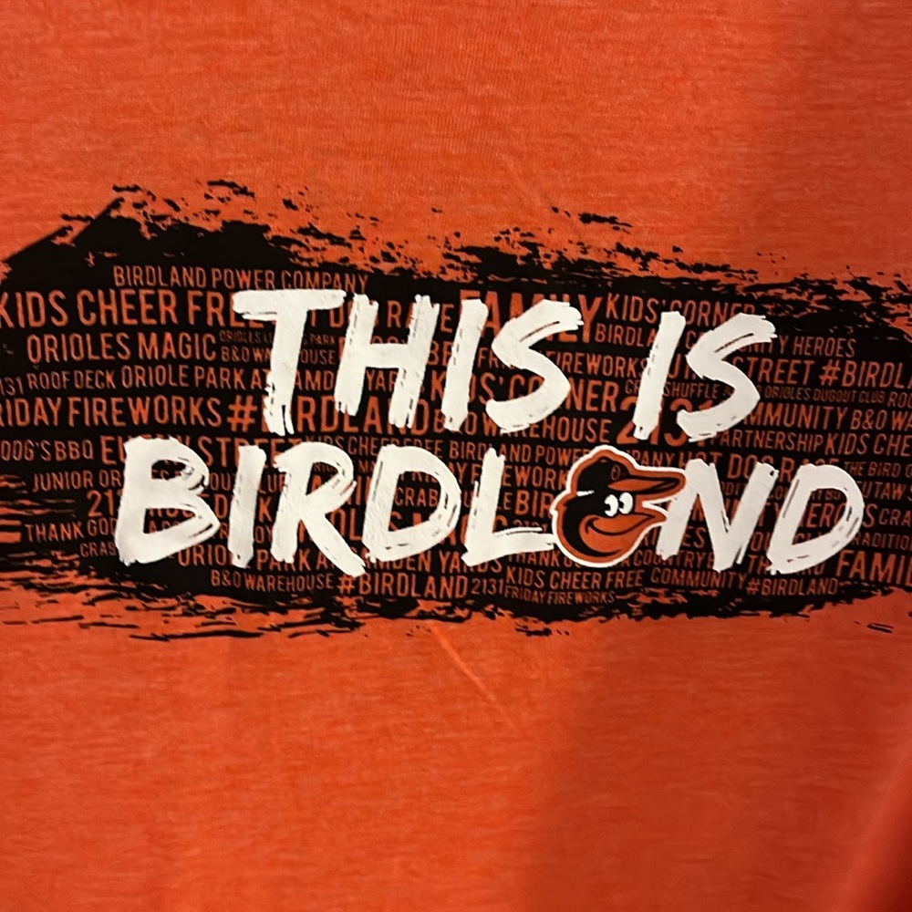 Baltimore Orioles T-Shirt, “This is Birdland.” New/Never Worn. Size M. -$7